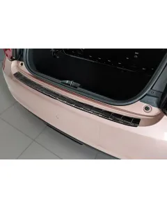 Edelstaal Bumperbeschermer bumperprotector Fiat 500e 3 deurs Grafiet zwart